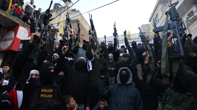 מחבלים ביהודה ושומרון (צילום: JAAFAR ASHTIYEH/AFP via Getty Images)