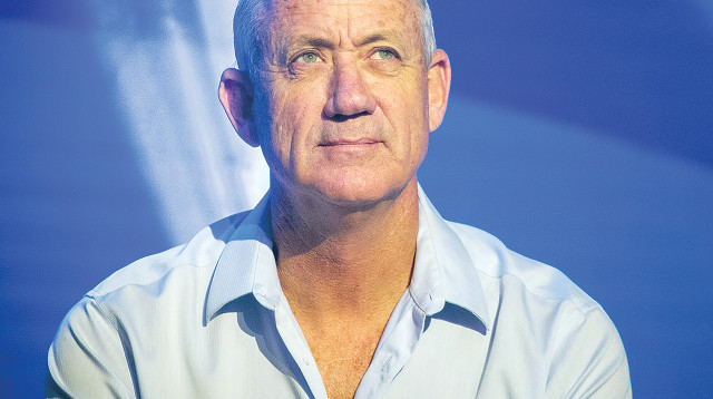 בני גנץ (צילום: מרים אלסטר פלאש 90)