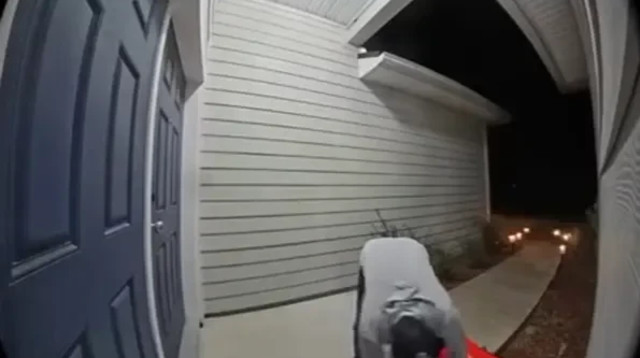 תיעוד השליח (צילום: צילום מסך)