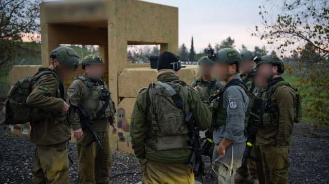 התרגיל ברמת הגולן (צילום: דובר צה"ל)