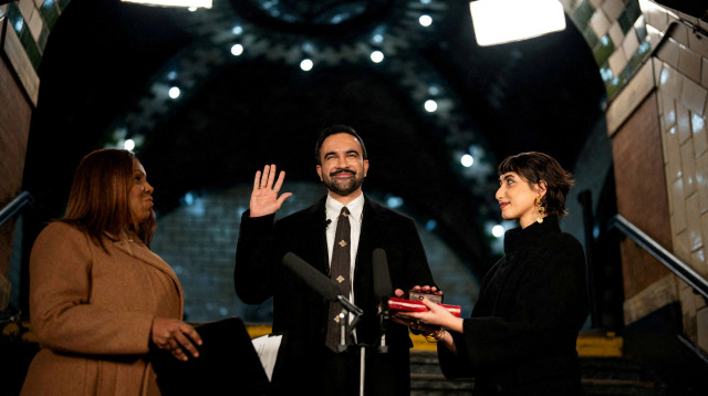 ממדאני מושבע כראש העיר החדש של העיר ניו יורק  (צילום: רויטרס)