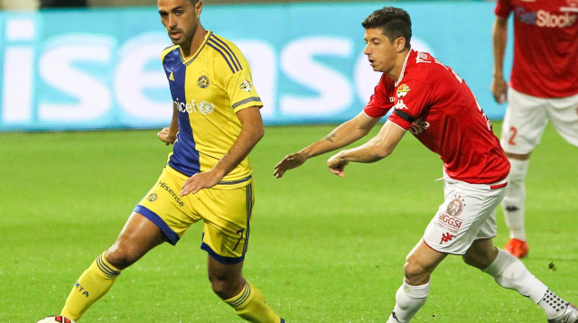 ערן זהבי ומאור מליקסון. מי תיקח מקדמה? (צילום: צילום: דני מרון)