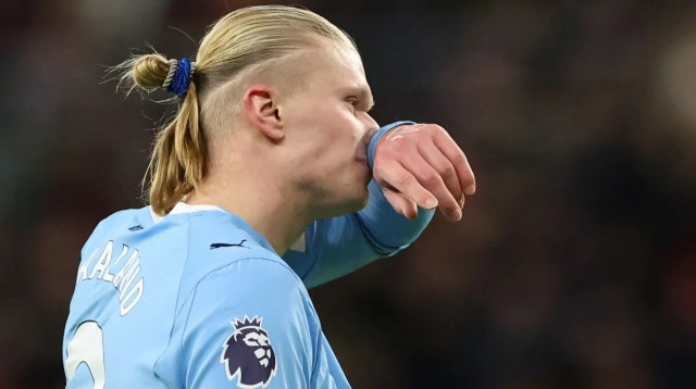 שחקן מנצ'סטר סיטי ארלינג הולאנד (צילום: רויטרס)