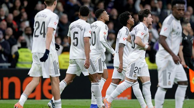 שחקני ריאל מדריד (צילום: Soccrates Images)