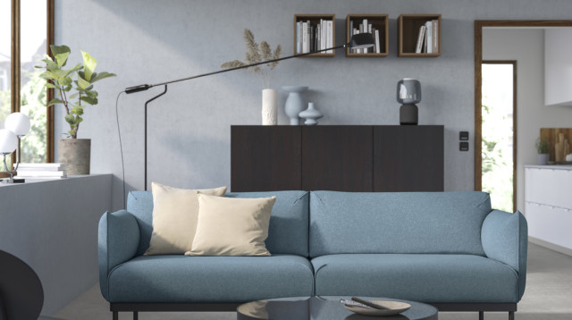 ספה תלת מושבית APPLARYD מחיר באיקאה סייל 2995 שקל (צילום: יח"צ)