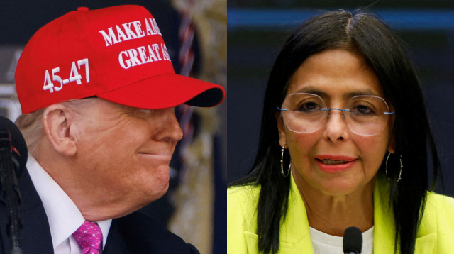 דלסי רודריגס ודונלד טראמפ (צילום: רויטרס)