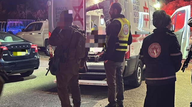 תיעוד מזירת האירוע  (צילום: דוברות מד"א)