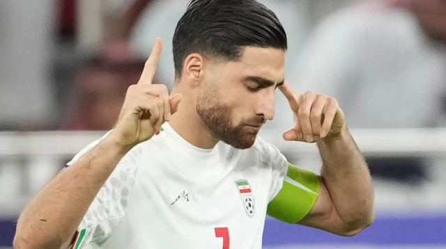 שחקן נבחרת איראן, עלירזה ג'הנבאחש (צילום: GettyImages, Masashi Hara)