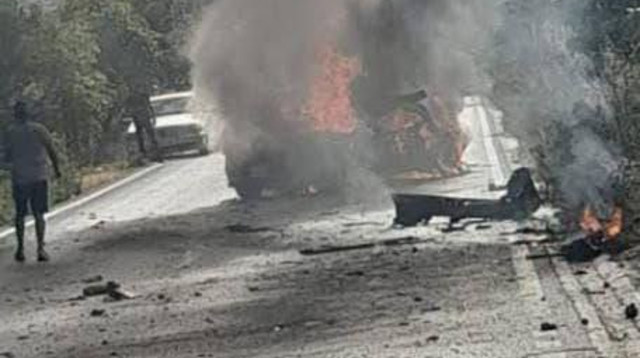 חיסול דרמטי בלבנון  (צילום: רשתות ערביות)