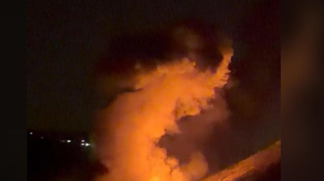 תקיפת צה"ל בלבנון (צילום: רשתות ערביות)