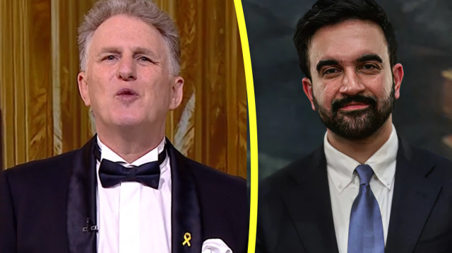 מייקל רפפורט, זוהרן ממדאני  (צילום: רשתות חברתיות,צילום מסך קשת 12)