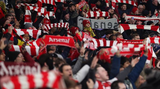 אוהדי ארסנל (צילום: Julian Finney)