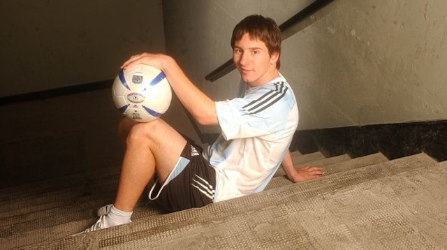 ליאונל מסי. 2005 (צילום: GettyImages)