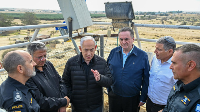 דוד זיני, ישראל כ"ץ, בנימין נתניהו, איתמר בן גביר, דני לוי (צילום: קובי גדעון, לע"מ)