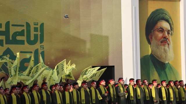 ציון יום השנה לחיסול חאסן נסראללה (צילום: רויטרס)