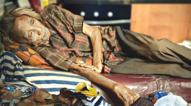 גופה (צילום: איור: אורי אינקס)