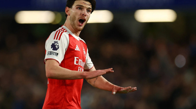 שחקן ארסנל דקלן רייס (צילום: רויטרס)