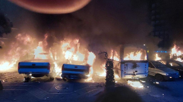 מחאות באיראן, הפגנות באיראן  (צילום: רשתות ערביות, שימוש לפי סעיף 27 א')