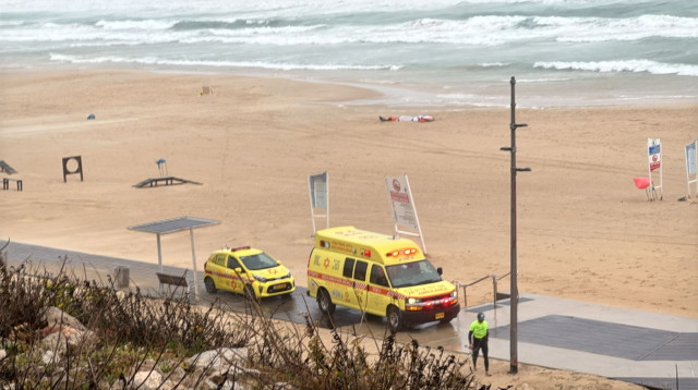 הרוג בתאונת קייט בראשון לציון (צילום: תיעוד מבצעי מד"א)