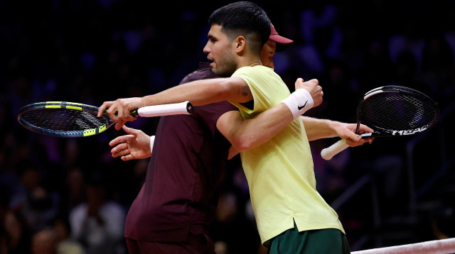 הטניסאים קרלוס אלקראס, יאניק סינר (צילום: רויטרס)