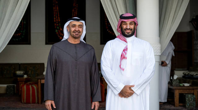 מוחמד בן סלמאן וזאיד אל-נהיאן (צילום: רויטרס)