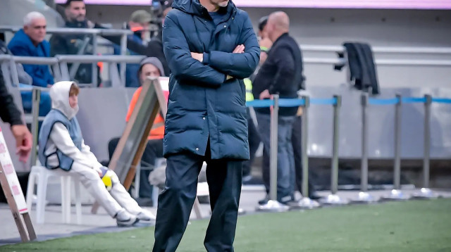 ז'ארקו לאזטיץ' מאמן מכבי תל אביב (צילום: אריאל שלום)