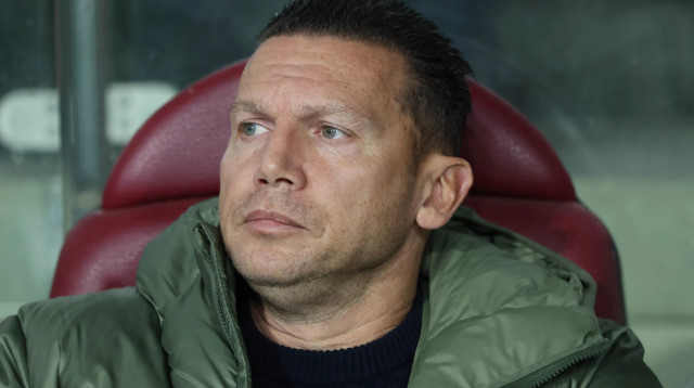 ברק בכר מאמן מכבי חיפה (צילום: דני מרון)