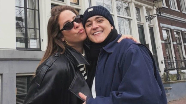 אמילי דמארי ובת זוגה הבלוגרית דניאל עמית (צילום: מסך, אינסטגרם)