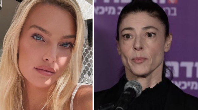 מרב מיכאלי ומאור ברוכמן (צילום: צילום: אבשלום ששוני, אינסטגרם)