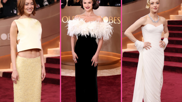 אמנדה סייפריד, סלינה גומז, אמה סטון (צילום: Getty images)