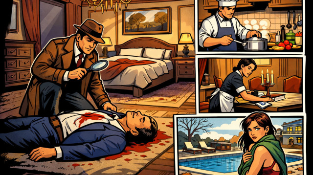 חידת רצח (צילום: AI)