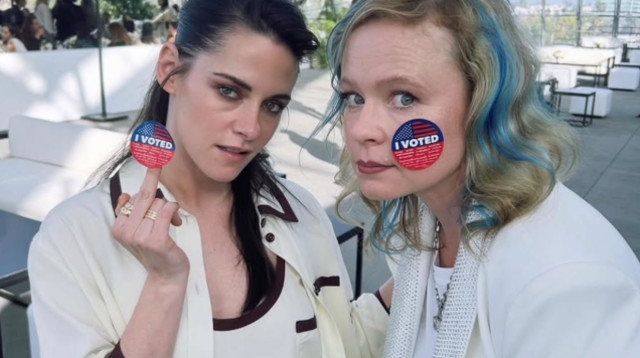 ת'ורה בירץ' וקריסטן סטיוארט (צילום: צילום מסך אינסטגרם)