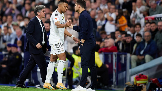 צ'אבי אלונסו, קיליאן אמבפה, ריאל מדריד (צילום: GettyImages, Denis Doyle)