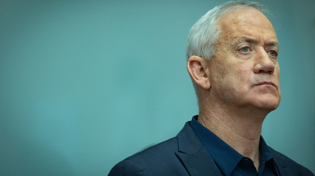 בני גנץ (צילום: יונתן זינדל, פלאש 90)