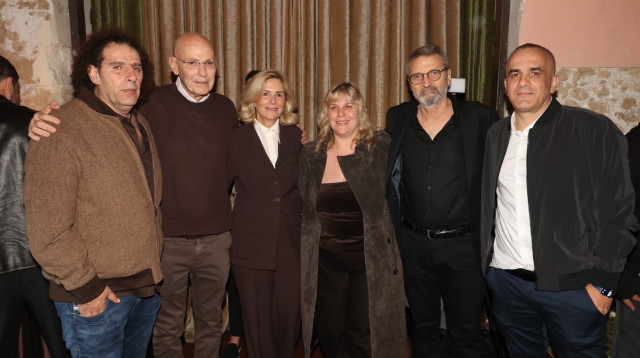 יאיר אוחיון, שי אופיר, אוסנת ליאון, אתי וגבי רוטר ויוסי גביזון (צילום: רפי דלויה)