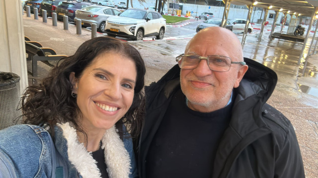 יעקב הררי ובתו יעל (צילום: באדיבות המשפחה)