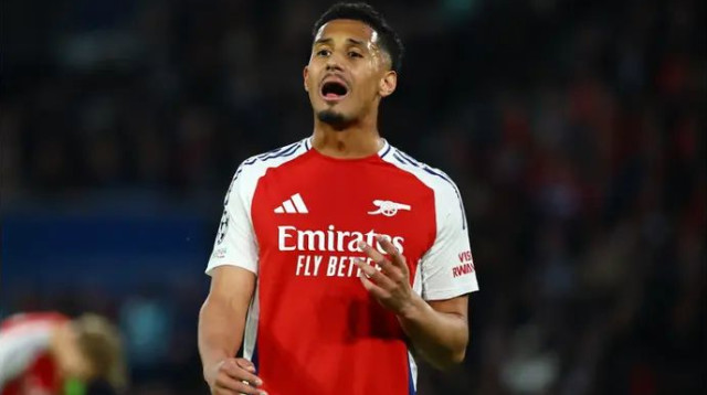 ויליאם סאליבה בלם ארסנל (צילום: רויטרס)