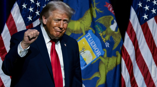 לקראת תקיפה באיראן. דונלד טראמפ (צילום: רויטרס)