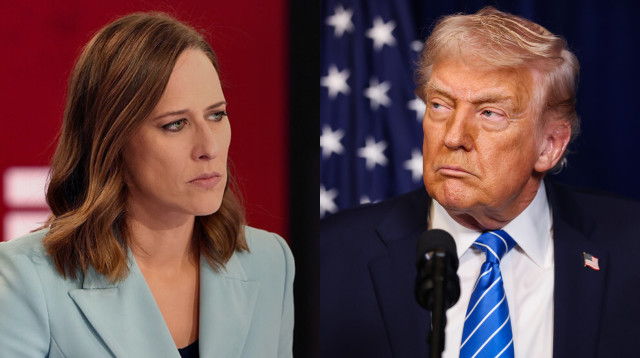 דונלד טראמפ, יונית לוי (צילום: קשת 12, gettyimages)