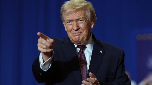 דונלד טראמפ (צילום: Tasos Katopodis/Getty Images)