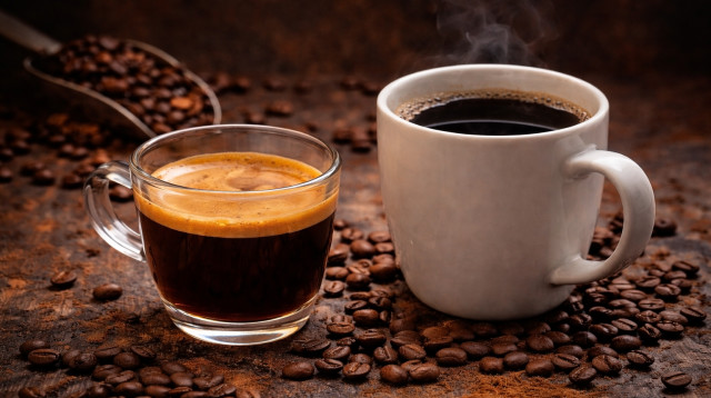 קפה שחור ואספרסו (צילום: AI)