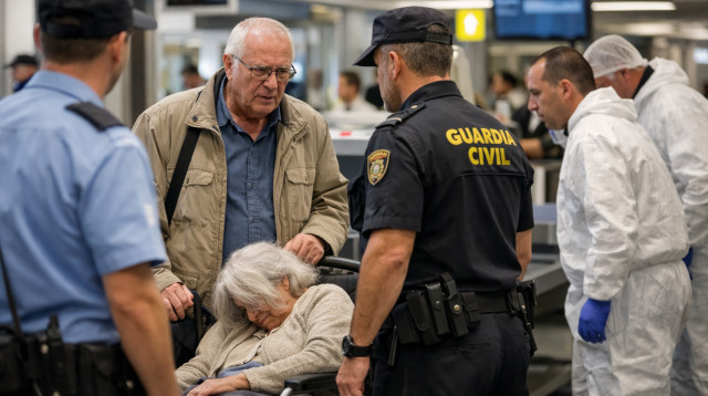 בדיקת אבטחה בשדה התעופה (צילום: AI)