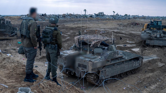 פעילות כוחות חטיבה 7 בדרום רצועת עזה (צילום: דובר צה"ל)