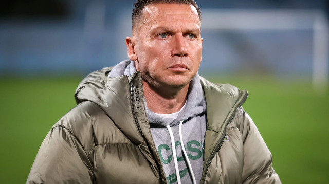 ברק בכר מאמן מכבי חיפה (צילום: קובי אליהו)