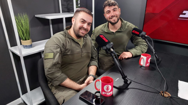 דביר קאליש וגבריאל אהרונוב (צילום: מעריב אונליין)