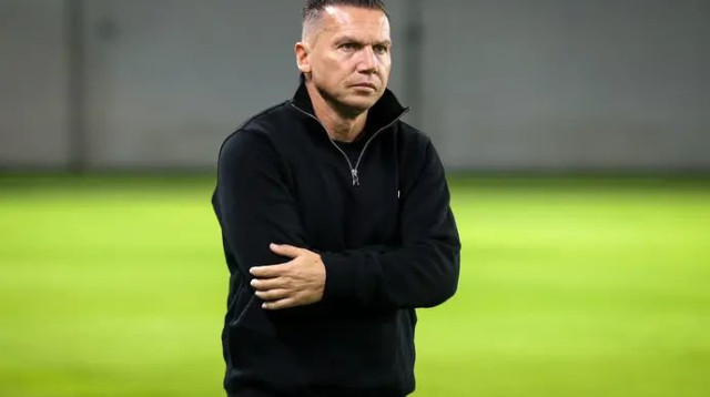 ברק בכר מאמן מכבי חיפה (צילום: קובי אליהו)