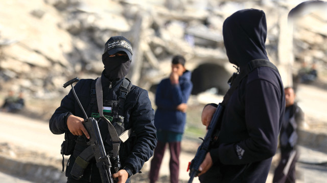 חמושי חמאס בעזה (צילום: רויטרס)