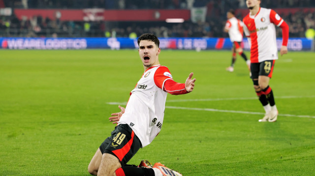 שחקן פיינורד שאקיל ואן פרסי (צילום: GettyImages, Pim Waslander/Soccrates)