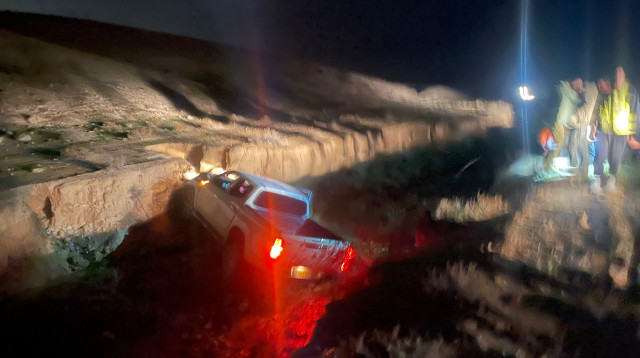 מרדף משטרתי בנגב: מבריח אמל"ח איבד שליטה על הרכב ונהרג (צילום: תיעוד מבצעי מד"א)