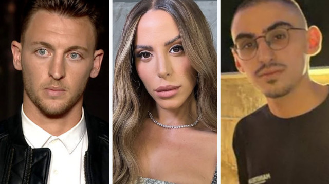 נסרין קדרי, רום ברסלבסקי, דיויד מאיר זיטון (צילום: קשת 12,צילום מסך אינסטגרם)